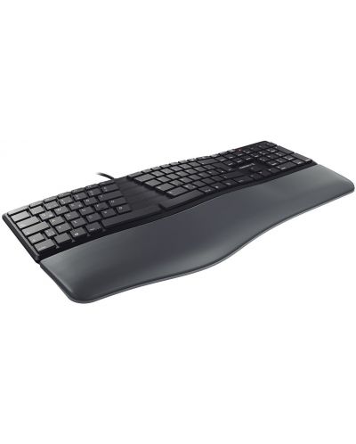Tastatura Cherry - KC 4500 ERGO, curbata, neagra - 2
