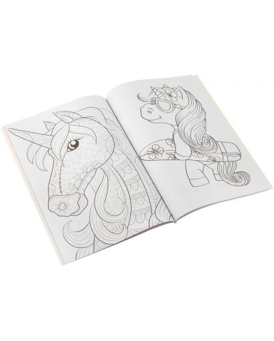 Carte de colorat și activități Grafix Unicorn - 3