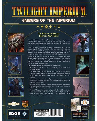 Twilight Imperium: Genesys - Embers of the Imperium Carte de joc de masă - 2