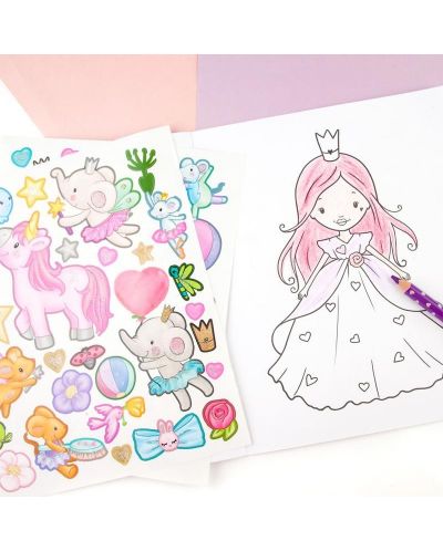 Carte de colorat Depesche TopModel - Princess Mimi - 4