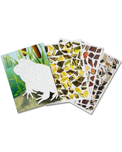 Carte cu mozaic si stickere Melissa & Doug - Natura - 2