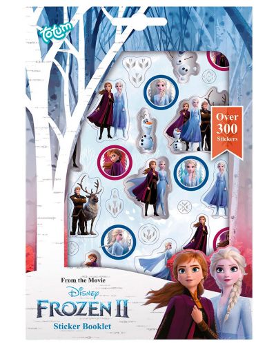 Carte de autocolante Totum - Frozen, 300 de bucаți - 1