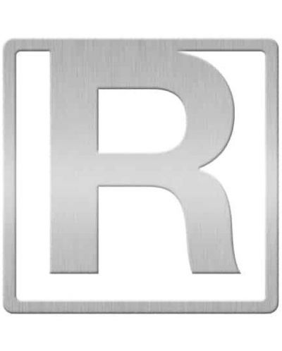 Semn de carte Helvetica - Litera R - 1