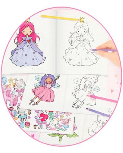 Carte de colorat Depesche TopModel - Princess Mimi - 5