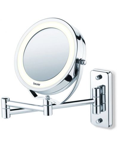 Oglinda cosmetica de perete cu LED Beurer - BS 59, 11 cm, alb - 1
