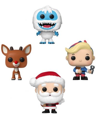 Set de cifre  Funko Pocket POP! Animation: Rudolph The Red-Nosed Reindeer - Tree Holiday Box - 2