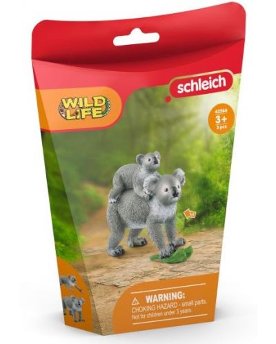 Schleich Wild Life - Set de figurine Mama Koala și Bebelușul - 2