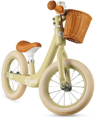 Bicicleta de echilibru  KinderKraft - Rapid 2, verde - 4