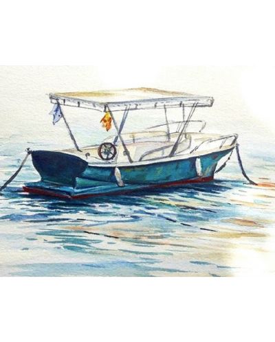 Set de pictură cu diamante  TSvetnoy - Lonely Boat - 1