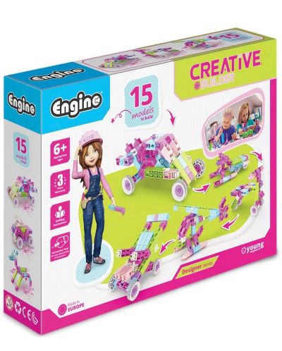 Engino Creative Builder - 15 modele pentru fete - 1