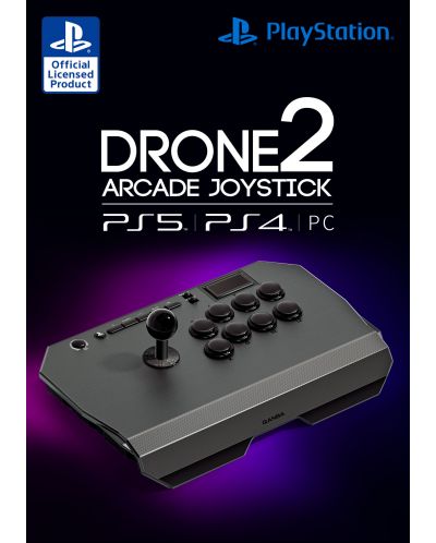 Controller Qanba - Drone 2 Arcade Joystick, negru (PS5/PS4/PC
