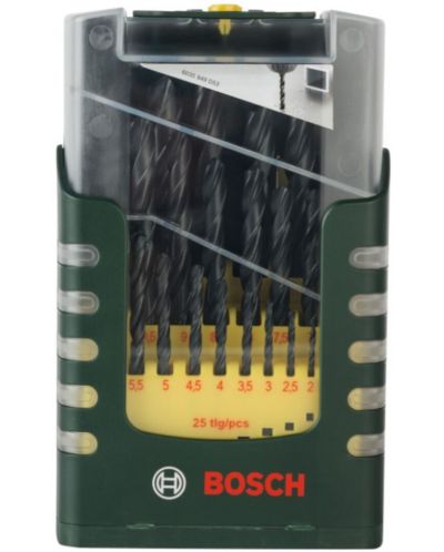Set de burghie pentru metal Bosch - HSS-R, 25 piese - 2