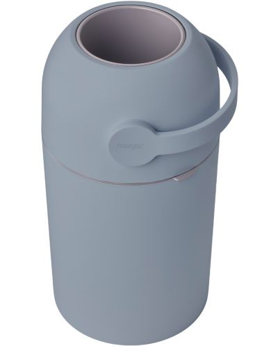 Coș de gunoi pentru scutece folosite Magic - Majestic, Pigeon Blue - 3