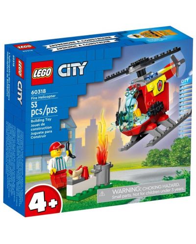 Constructor  Lego City - Elicopter de stingere a incendiilor (60318) - 1