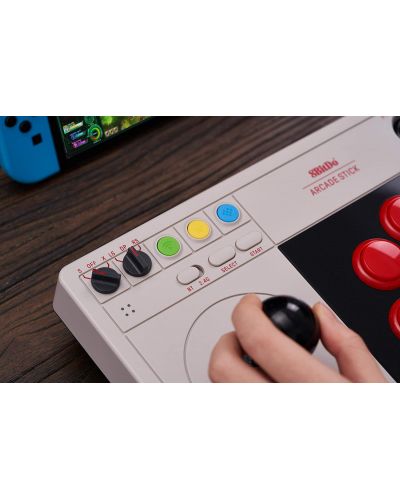 Controler 8Bitdo - Arcade Stick 2.4G (PC si Nintendo Switch) - 7