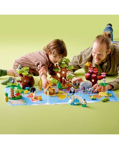 Constructor Lego Duplo - Fauna salbatica din intreaga lume (10975) - 4