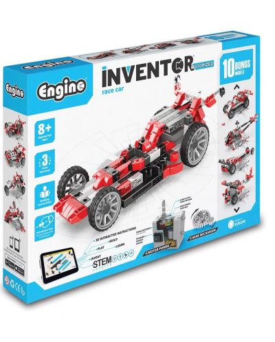 10 în 1 Engino Inventor Engino Inventor Motorized Race Car Constructor	 - 1