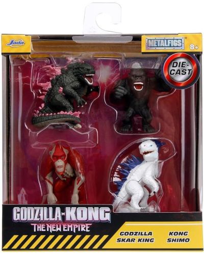 Set figurine Jada Toys - Godzilla și monștri, 4 bucăți - 1