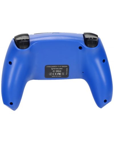 Controller SteelDigi - Steelshock v2 Dasan, wireless, pentru PS4, albastru - 5