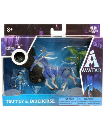 Set figurine de acțiune McFarlane Movies: Avatar - Tsu'tey & Direhorse - 7