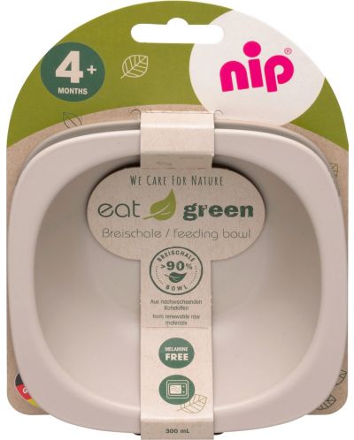 Set de 2 boluri NIP Eat Green - Bej - 2