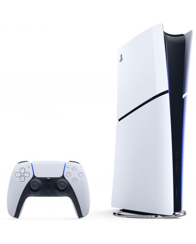 Consolă PlayStation 5 (Slim) - Digital Edition - Fortnite Cobalt