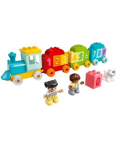 Set de construit Lego Duplo My First - Trenul cifrelor (10954) - 2