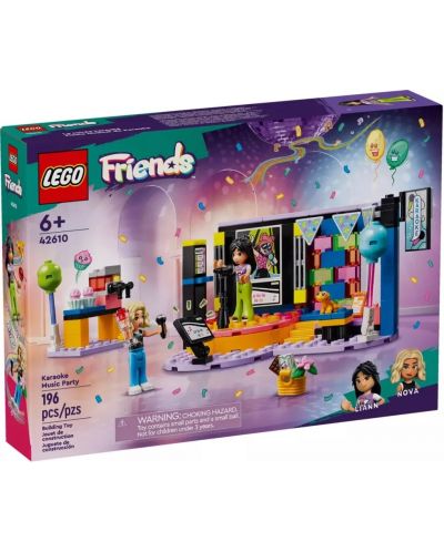 Constructor LEGO Friends - Petrecere muzicală cu karaoke (42610) - 1