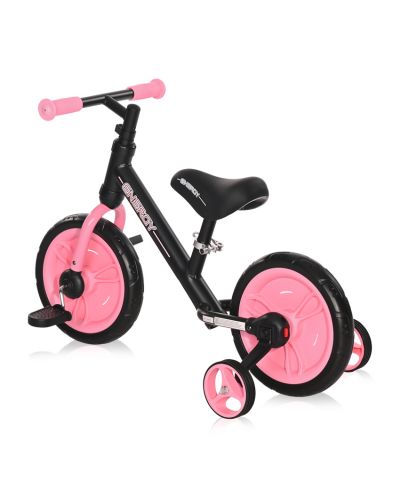 Bicicleta de echilibru Lorelli - Energi 2in1, Black & Pink - 3