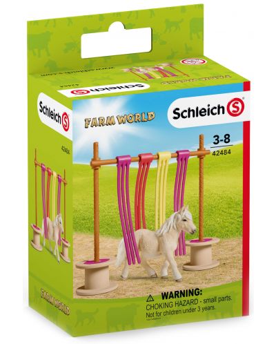 Set Schleich Farm World Horses - Ponei cu perdea - 2