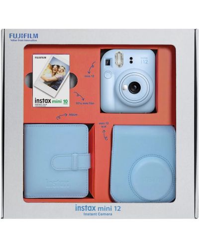 Set Fujifilm - instax mini 12 Bundle Box, Pastel Blue - 1