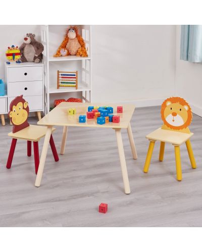 Set pentru copii masă cu 2 scaune Ginger Home - Animals - 9