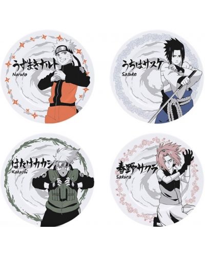 Set farfurii ABYstyle Animation: Naruto Shippuden - Characters - 1