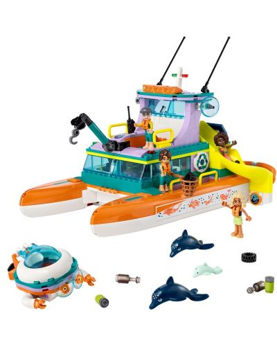Constructor LEGO Friends - Barcă de salvare marină (41734) - 2
