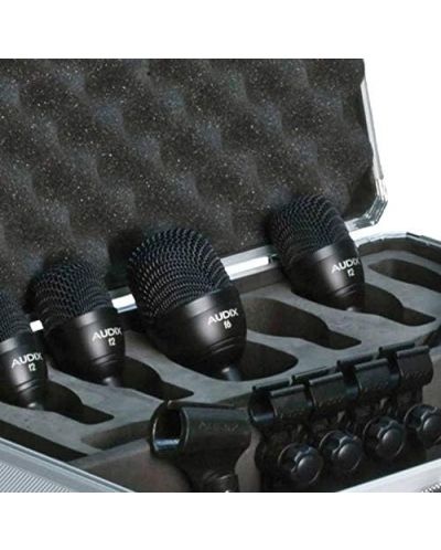 Set de microfoane pentru tobe AUDIX - FP5, 5 bucăți, negru - 7