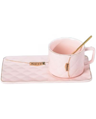 Set pentru bauturi calde Morello - Pink Sweet, 250 ml, 3 părți - 1