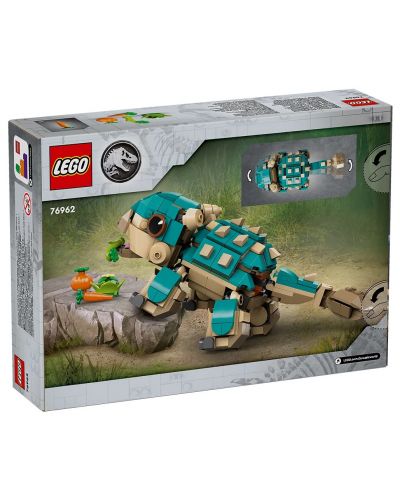 Constructor LEGO Jurassic World - Bebelușa Bumpy: ankylosaurus (76962) - 2