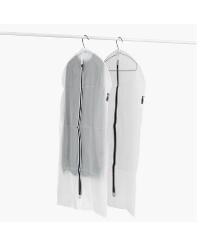 Set de 2 huse pentru haine Brabantia - 60 x 100 cm, Transparent/Grey - 3