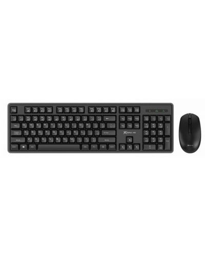 Set mouse și tastatură Xtrike-me - MK-307 RO, fără fir, negru - 1