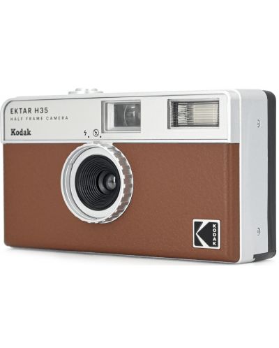 Aparat foto compact Kodak - Ektar H35, 35mm, Half Frame, Brown - 3