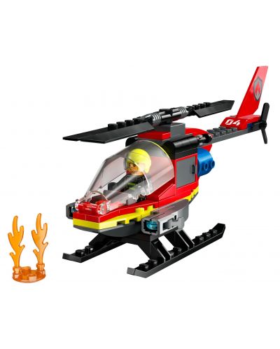 Constructor LEGO City - Elicopter de salvare a incendiilor(60411) - 3