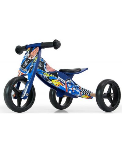 Bicicleta de echilibru 2 in 1 Milly Mally - Jake, albastra - 2