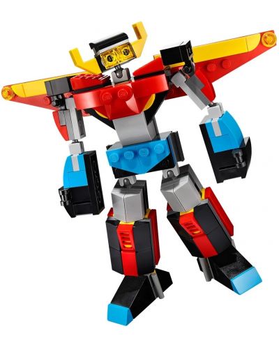 Constructor 3 în 1 LEGO Creator - Super Robot (31124)	 - 3