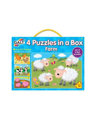 Set de 4 puzzle-uri Galt – Ferma - 1