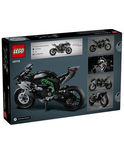 Constructor LEGO Technic - Motocicleta Kawasaki Ninja H2R (42170) - 2