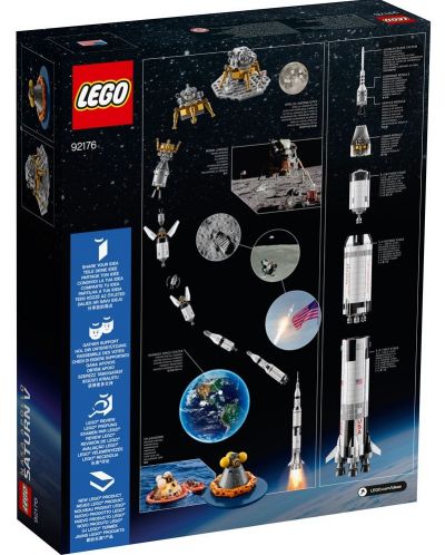ここ@あ Constructor Lego Ideas - NASA Apollo Saturn V (92176) | Ozone.ro