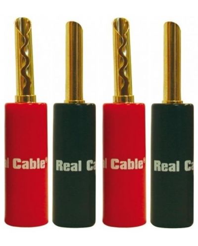 Conectoare Real Cable - BFA6020, 4 buc, multicolor - 1