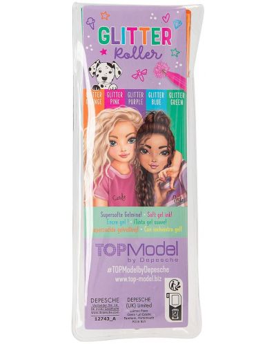 Aurelie. 5点セット Set pixuri cu gel cu sclipici Depesche TopModel - 5 buc. | Ozone.ro
