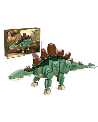 Constructor Raya Toys - Stegosaurus, 322 de piese - 2