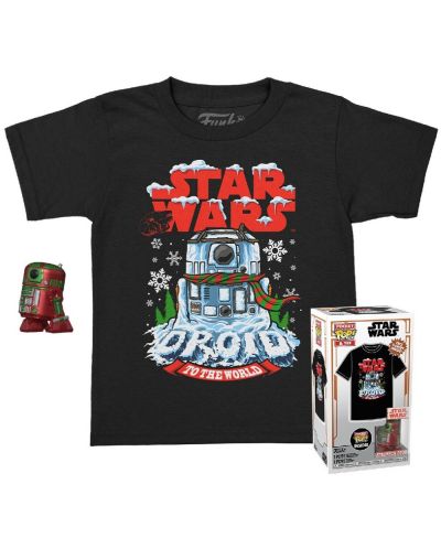Set Funko POP! Collector's Box: Movies - Star Wars (Holiday R2-D2) (Metallic) - 1